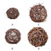 Wicker Takraw Ball Christmas Decorations Weaving Rattan Balls Crafts Xmas Layout Decorative For Bowls Decor 8/10/12/20cm