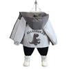 Children's Casual Little Dinosaur Jacket 2025 Spring and Autumn Boys Thin Coat Hooded Trench Coat