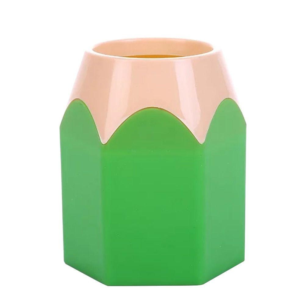 Desk Tidy Organiser Pencil Pot Holder Pen Storage Creative Pencil Head Pen Holder Organizer Box