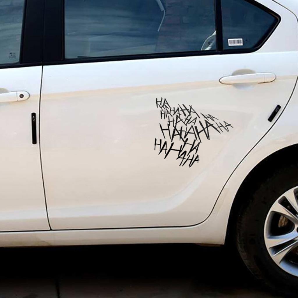 HAHAHA Наклейка на шлем Роман Джокер Хахаха Наклейки Смешные граффити Наклейка на автомобиль Водонепроницаемые наклейки для бутылок с водой