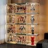 Transparent Dustproof Storage Box For Figurine Display Acrylic Model Cabinet With Magnetic Closure Perfect Organizer For Collectibles And Toys