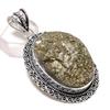 Pyrite Druzy Handmade 925 Sterling Silver Jewelry Pendant 2.40" H9n92