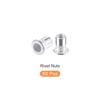 METALLIXITY 50pcs M6 Rivet Nuts, Aluminum Alloy Thread Inserts for Furniture Mechanical Fasteners, Silver Tone