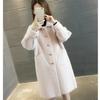 Loose Knitted Outwear Korean Style Cardigan Autumn Winter New Casual Imitation Mink Velvet Coat