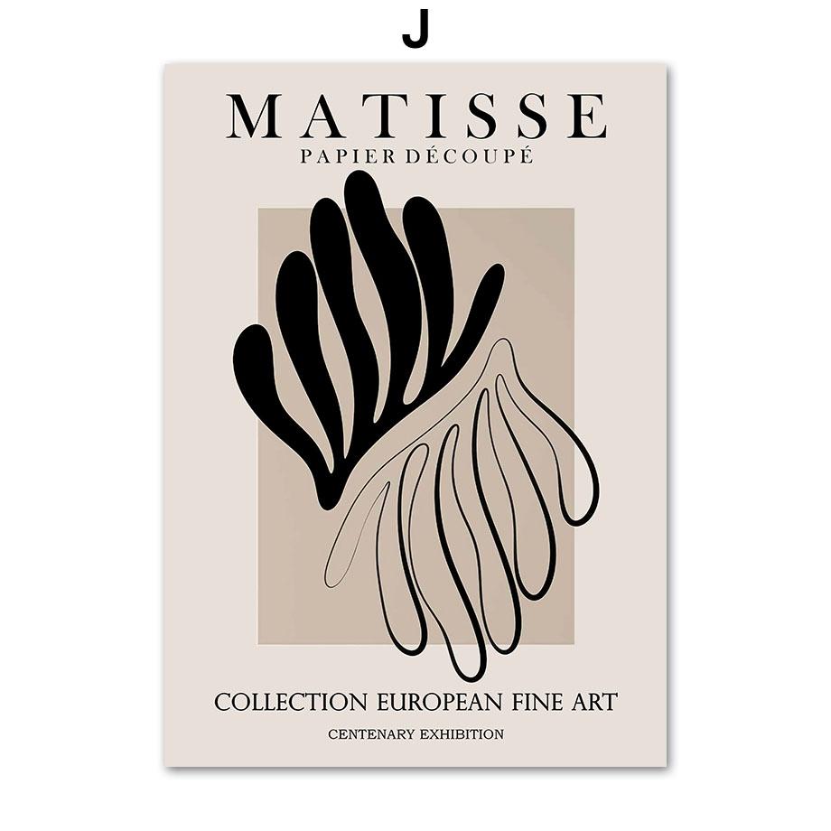 Абстрактный Матисс Пикассо Лицо Голубь Лист Скандинавские Постеры и Принты Живопись Настенное Искусство Холст Настенные Картины для Декора Гостиной