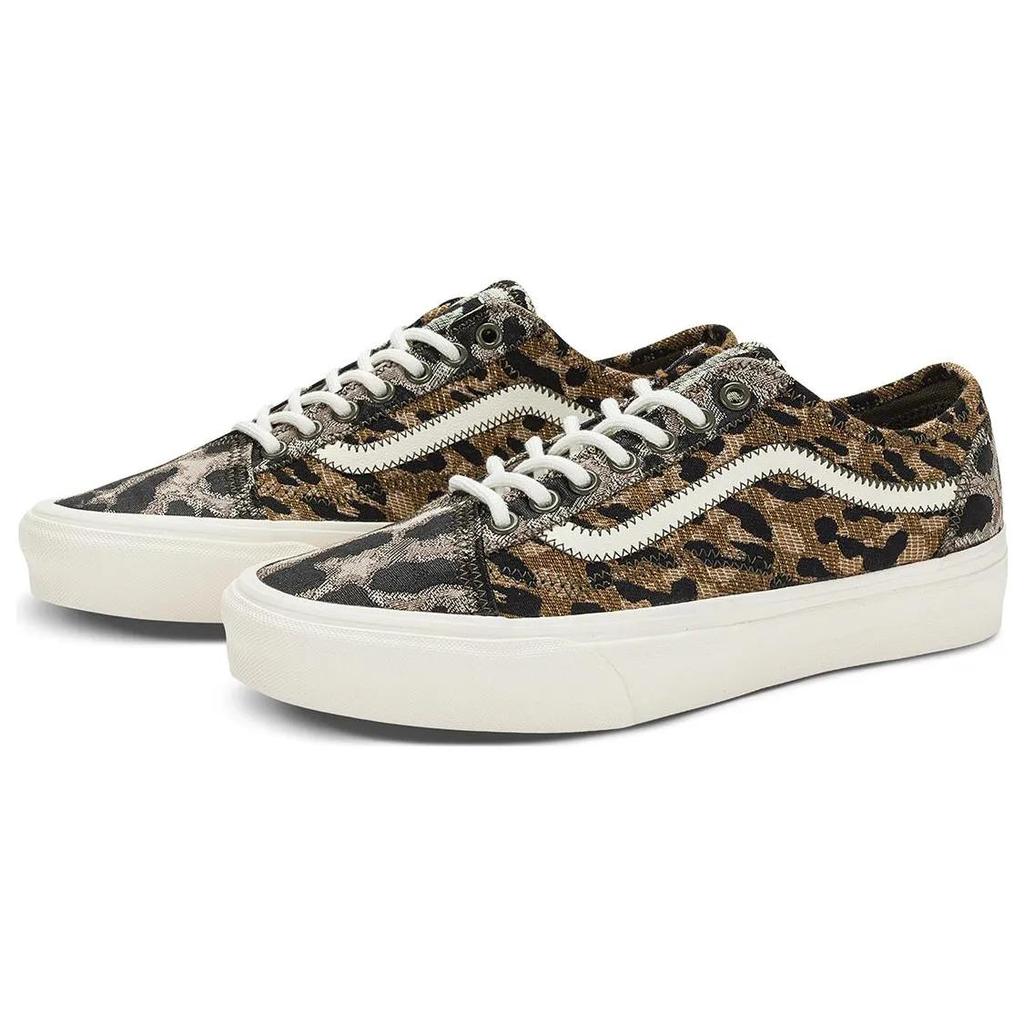 Vans Old Skool Tapered 'Animal Mix - Leopard' (Unisex) Grape Leaf Skate Shoes VN0A54F4KCZ