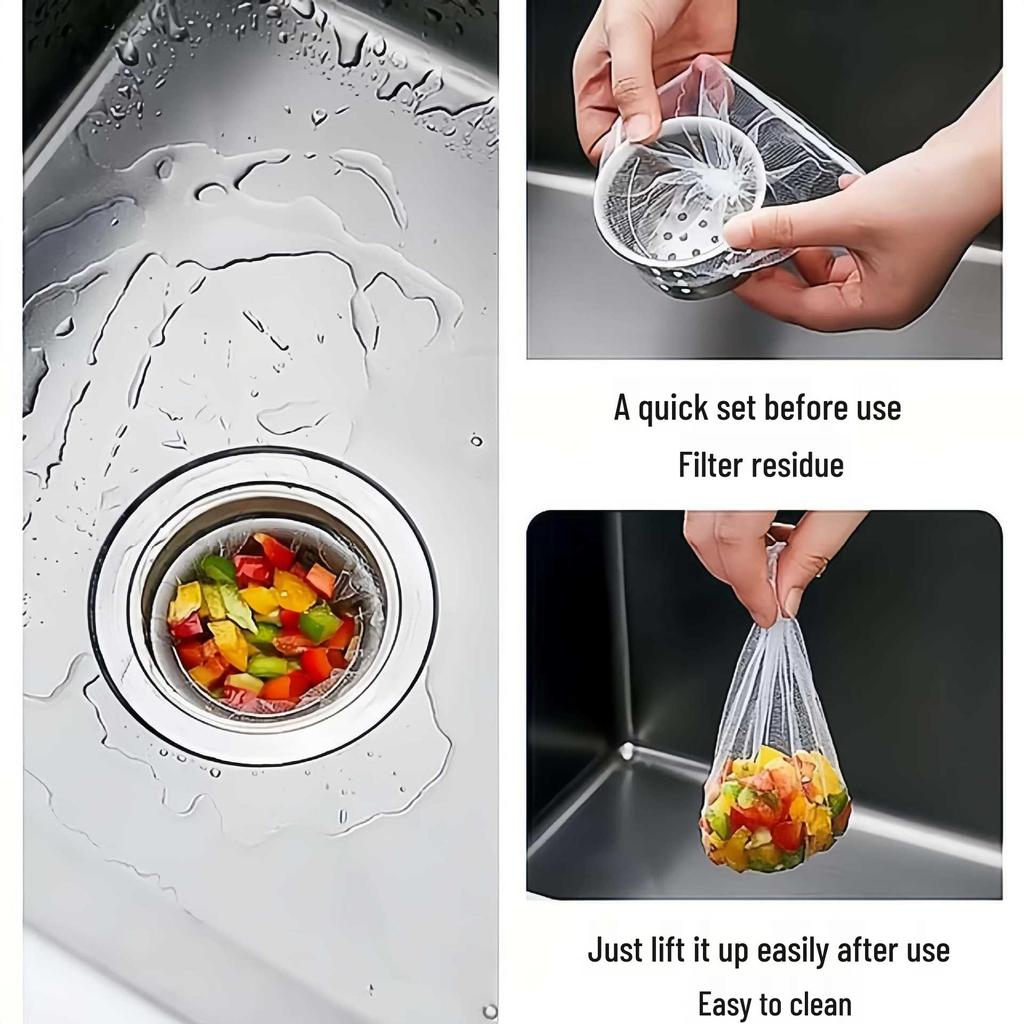 Disposable Mesh Sink Strainer for Vegetables and Garbage