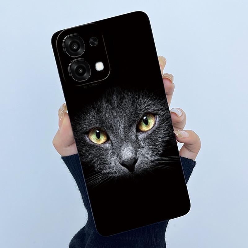 Чехол для Oppo A6 Pro 5G 4G Модный Минимализм Масляная Живопись Цветочный Силиконовый Мягкий Корпус Телефона Новый Дизайн Ударопрочная Задняя Крышка