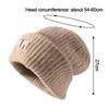 Вязаные шапки однотонные утепленные шапки женские модные вязаные шапки женские