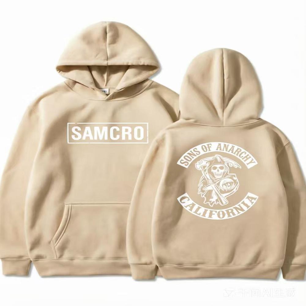 Sons of Anarchy SAMCRO уличная одежда с двусторонним принтом для мужчин и женщин Harajuku брендовая дизайнерская толстовка с капюшоном мужские большие толстовки с капюшоном