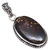 Pendant Designer Jasper Gemstone Handmade Mother's Day Silver Jewelry 1.75"