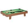 VidaXL Mini Pool Table 3 Legs 92x52x19 Cm Brown and Green