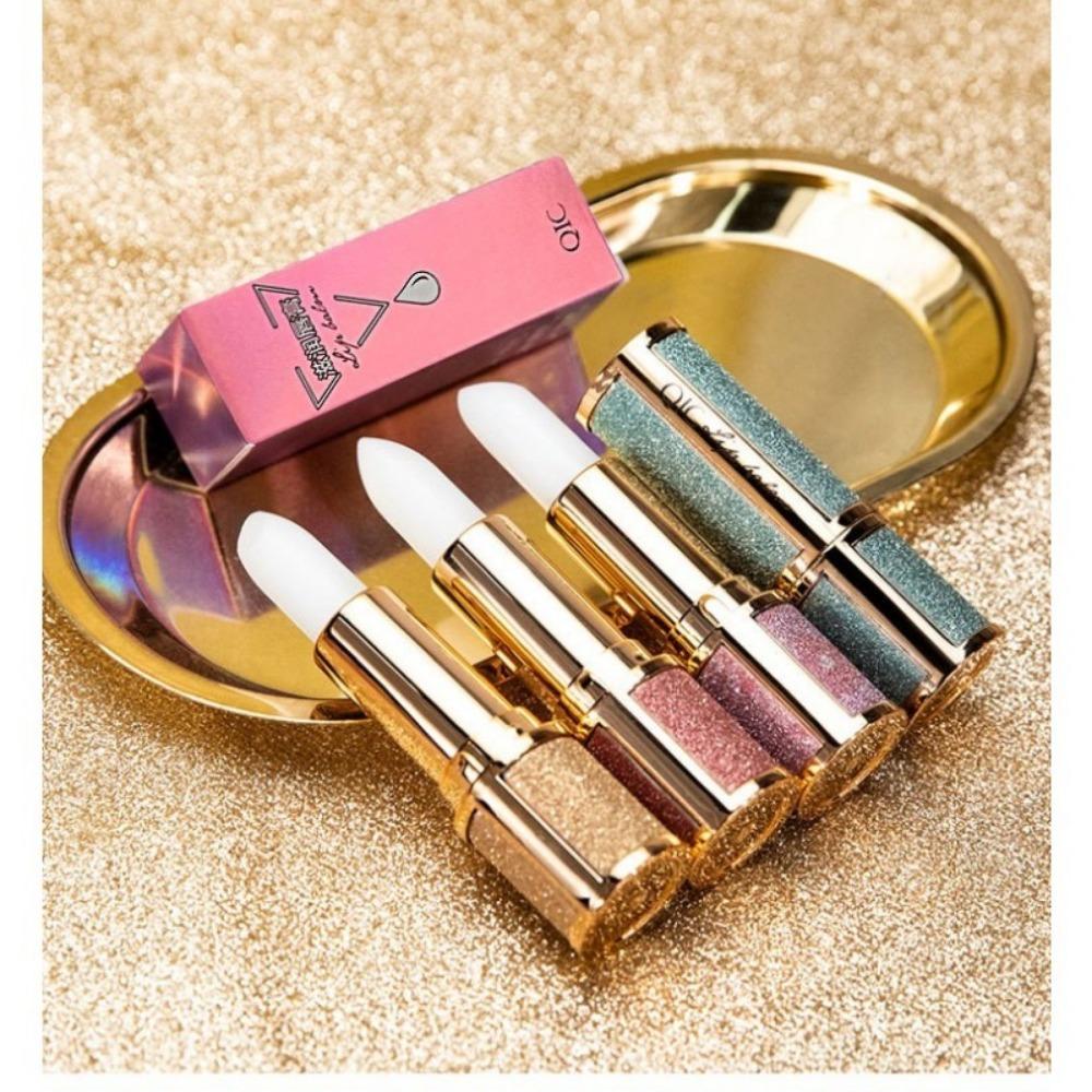 QIC Star Lip Balm, увлажняющий воск для губ, бесцветный прозрачный уход, увлажняющий блеск для губ, красота