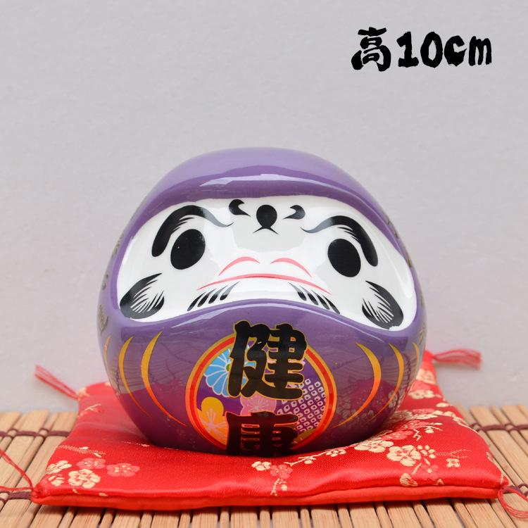 Japanese Ceramic Daruma Piggy Bank, Sushi Restaurant Opening Gift Good Luck Decor