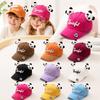 Versatile Panda Baseball Cap Breathable Peaked Cap Cute Boy Girl Sun Hat  For Summer Outdoor