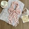 Fashion Thin Polka Dot Long Ribbon Scarf Shawl Elegant Neck Protection Neckerchief Narrow Tie Neck Scarf Costume Accessories
