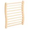 S-shaped Sauna Backrest Solid Pine Wood