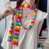Harajuku Style Long Scarves Collocation Clothing Accessories Shawl Cute Y2K Striped Scarf  Outdoor