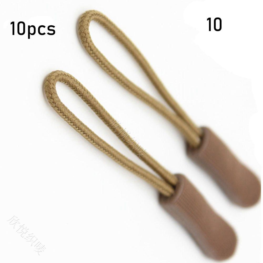 Buckle Suitcase Tent Backpack Zipper Pull Zip Puller Replacement Ends Lock Zips Cord Rope Pullers
