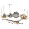 Accessories Electric Rotary Tools Polishing Grinding Brass Brush Kit Wire Wheel Buffing Sanding