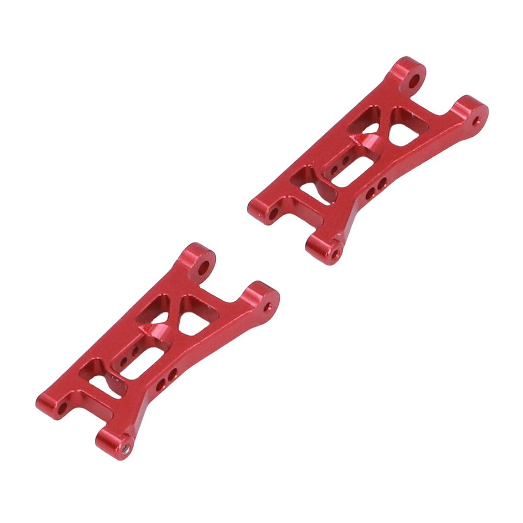 2PCS Front Lower Suspension Arms Set Alloy RC Front Lower Arm Replacement for 1 24 RC Car Upgrade Parts Red