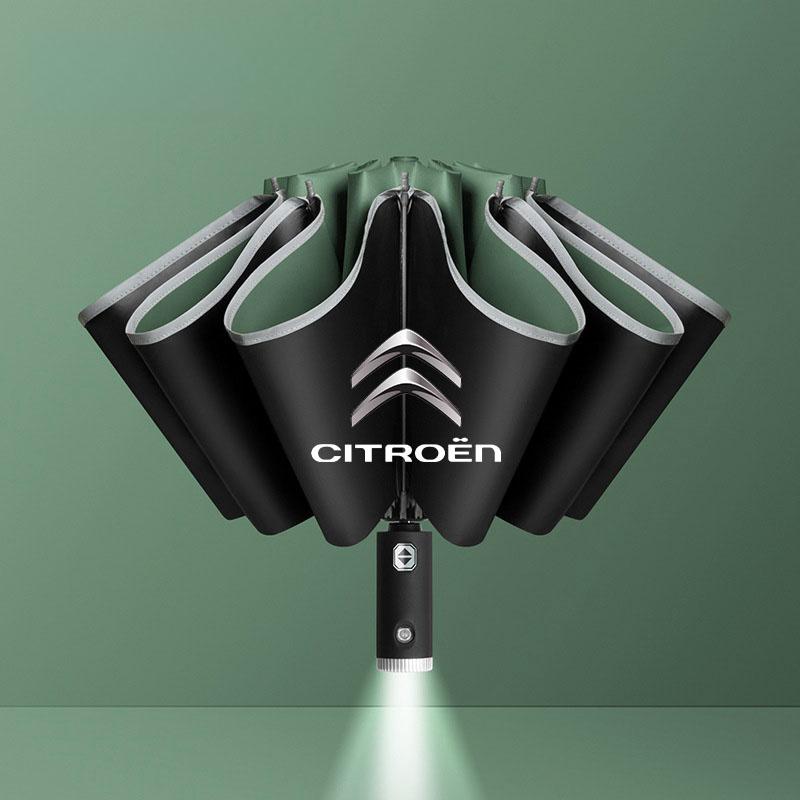 GEFR3 For Citroen 12 Bone Car Automatic Folding Umbrella Sunshade Accessories Grand Berlingo Celysee Xsara C4 Picasso C5 C3 Aircross