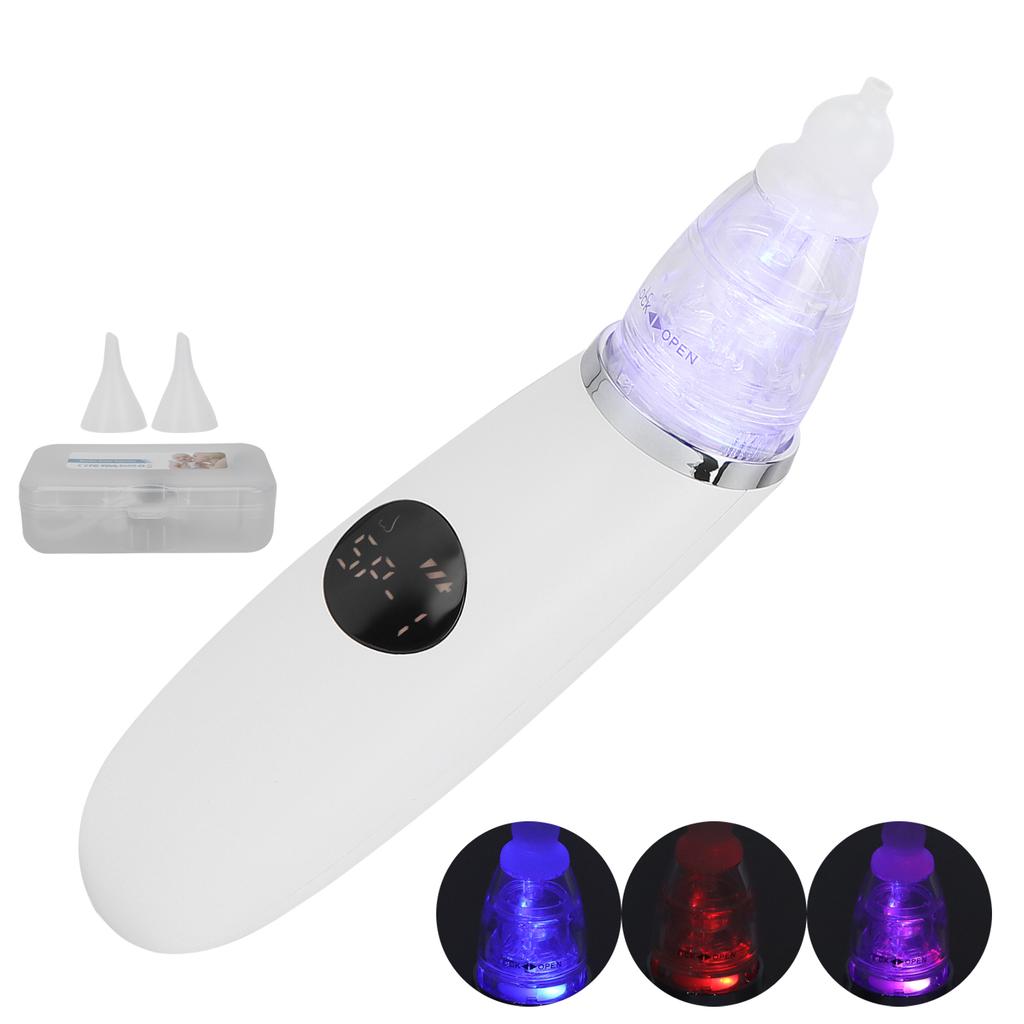 3 Gears Baby Nasal Aspirator LCD Screen Electric Nose Sucker Remover for Kids Toddlers