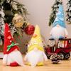 Merry Christmas Gnome Doll Ornaments Long Beard Big Nose Faceless Old Man Doll Festive Home Decor Xmas Gift