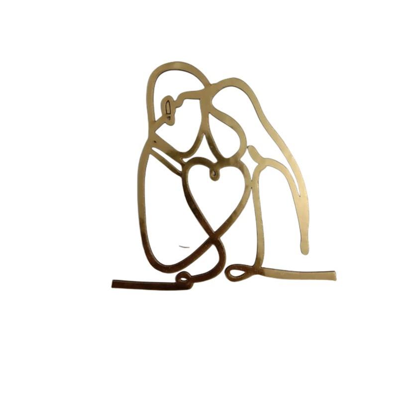 Акриловое минималистичное искусство, женское лицо, украшение на торт, украшение на день рождения, свадебные украшения на торт, праздничные атрибуты