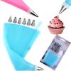 8pcs/Set Of Stainless Steel Piping Nozzle, Cake Cream Squeezing Nozzle, Piping Bag Converter Set, Baking Home Diy Tool