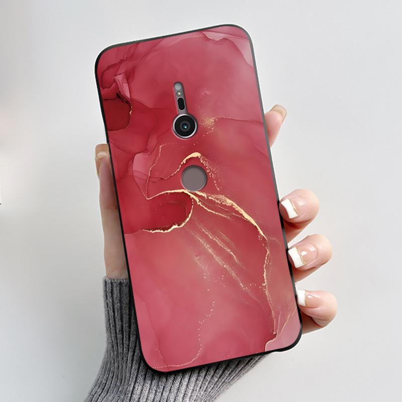 Чехол для sony Xperia XZ2 XZ3 Черный Силиконовый Мягкий ТПУ Чехол для Телефона sony XZ2 XZ3 Роскошный Милый Любовь Кролик Забавный Защитный Задний Чехол