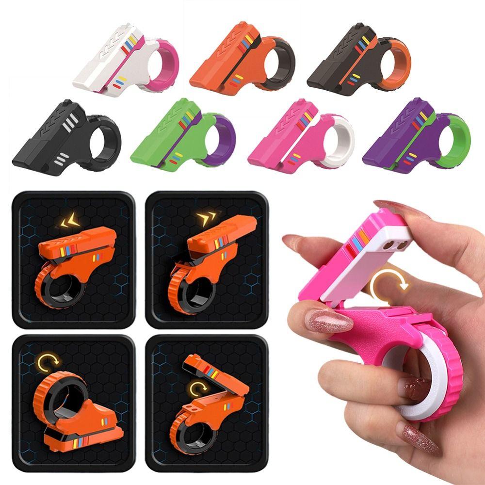 Hand Spinner Rotary Finger Sliders 3D Printed Fidget Ring Toys Durable Spinner Toys Children Gift