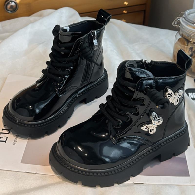 Autumn Girl Boot New Fashion Winter Boots Versatile Anti Slip Simple Ankle Boot Trendy Sweet Girl Shoes Princess Casual Kid Shoe