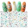 Симпатичные мультяшные животные, сделай сам, наклейки для ногтей, маникюрный декор, наклейка для переноса воды