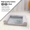 Orthopedic Dog Bed Large Washable Dog Sofa Bed Soft Bolster Dog Nest Cotton Filling Warm Pet Couch Sofa for Medium Large Dogs