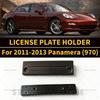 For Porsche 2010 2012 2013 Panamera Base 4 Turbo GTS Platinum Edition (970) LICENSE PLATE HOLDER OEM 97070110500 97070110502
