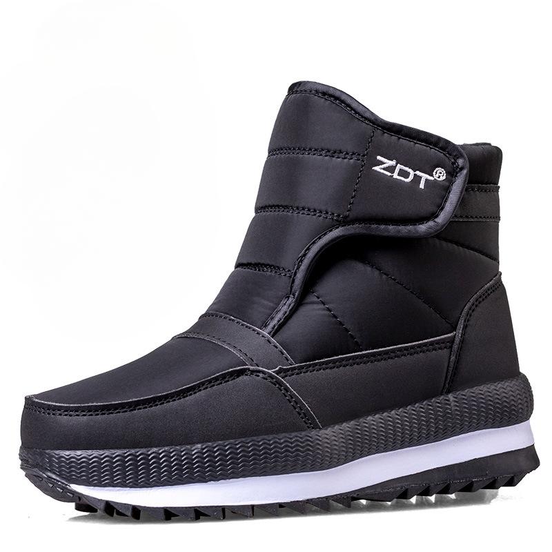 Разноцветные короткие зимние ботинки для пары, утолщенные термоботинки из хлопка, мужские и женские бархатные повседневные зимние ботинки