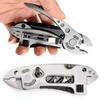 LSLANSOON Knife Outdoor Survival Steel Disaster Preparedness Kit Multi-Function Pliers, & Multi-Knife, 6-in-1 Multi-Tool, Pliers, Multi-Function