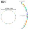 16Pcs Strips Brand New High Quality Waterproof Popular Motorcycle Car Rim Stripe Wheel Decal Tape Sticker Lots Reflective