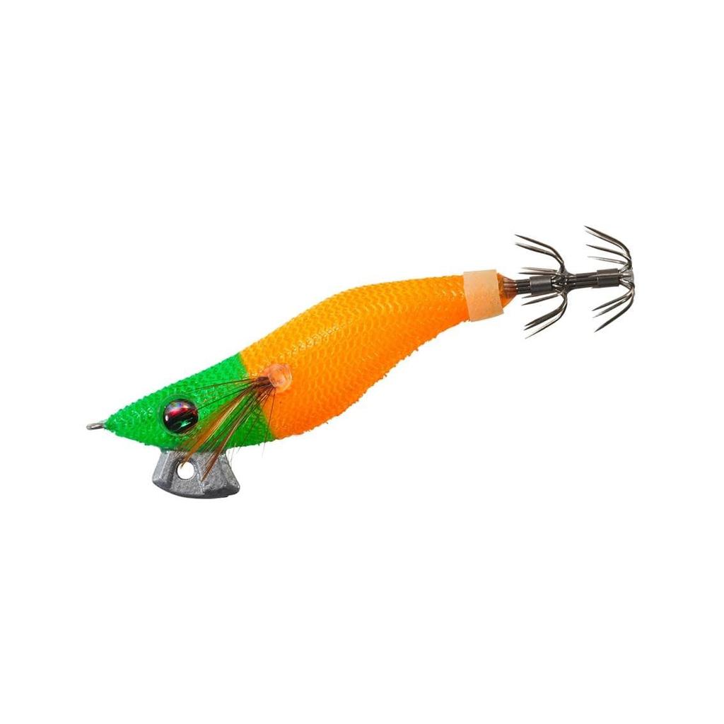 Daiwa Emeraldas Squid Metal Dropper Egi Type RV Crazy Orange 2.5, Keimura-Keimura