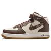 Air Force 1 Mid Brown Plaid Men кроссовки Pale-Ivory Cacao-Wow Pink-Bloom DV0792-100