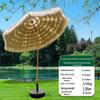 Outdoor Sunshade: Anti-Straw Hat Thatch Umbrella for Patio, Photography, and Garden