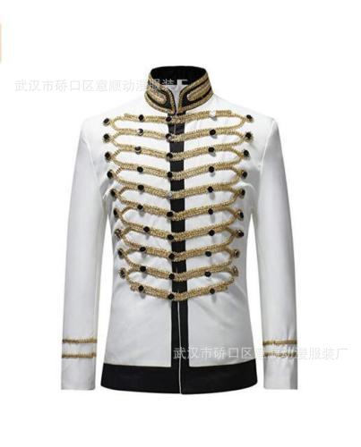 New Cospage Prince Costume Jacket Men's Medieval 18th Century Jacket Game Anime