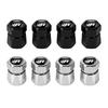 W1523D Metal Car Wheel Tire Valve Stem Caps Exterior Accessories For Volkswagen VW R Polo Passat Rline Golf 4 5 6 Tiguan Jetta GTI
