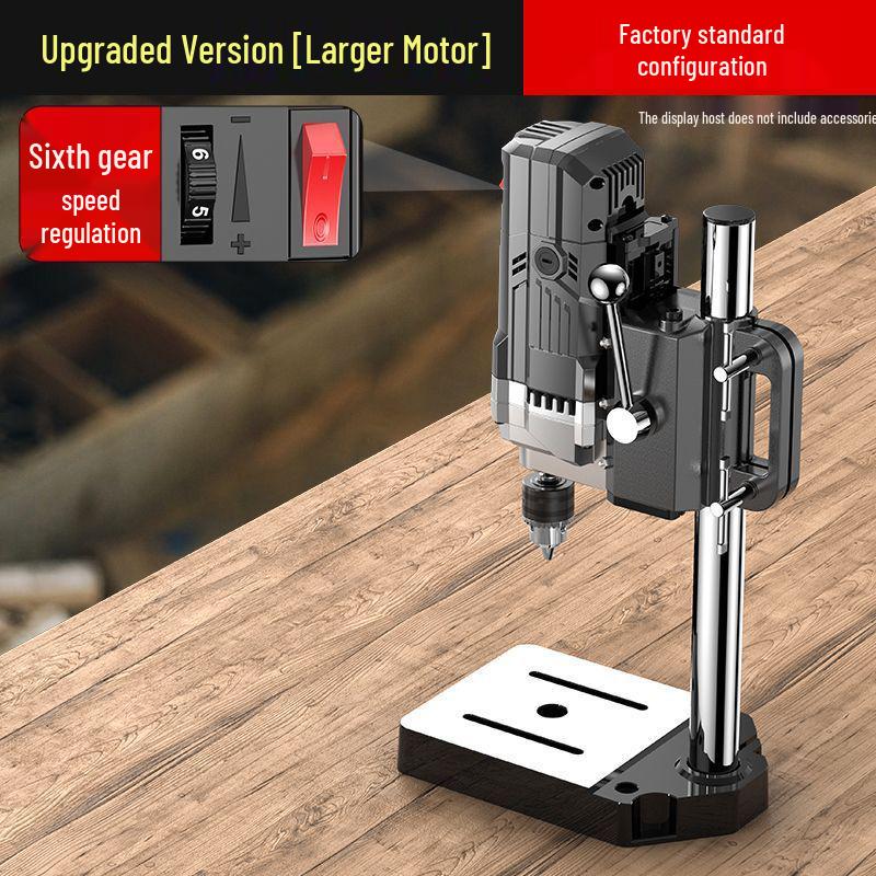 Высокоточный настольный сверлильный станок 220В: Промышленный, Многофункциональный, Высокомощный Фрезерно-сверлильный станок для дома.