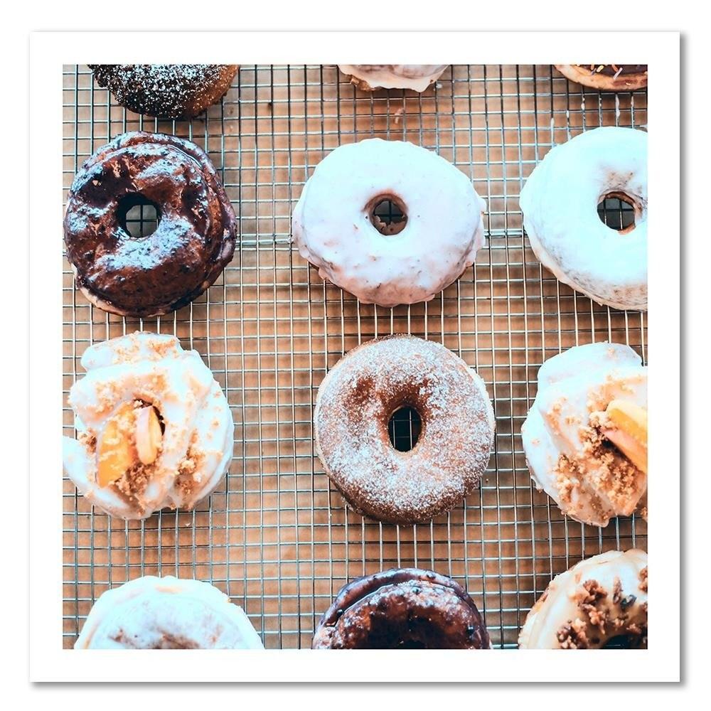 Canvas Print, Tasty Donats