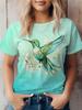 Cute Owl T-Shirts Kawaii Animal 3D Print Women's Casual O-Neck T Shirt Short Sleeve Harajuku Top Y2k Casual Tees Female Clothing