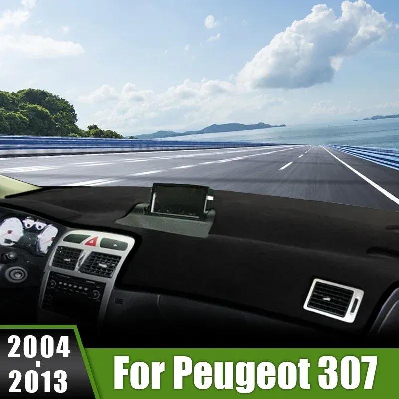 Car For Peugeot 307 SW CC 2004 2005 2006 2007 2008 2009 2010 2011 2012 2013 Dashboard Sun-shading Cover Mats Avoid Light Pads