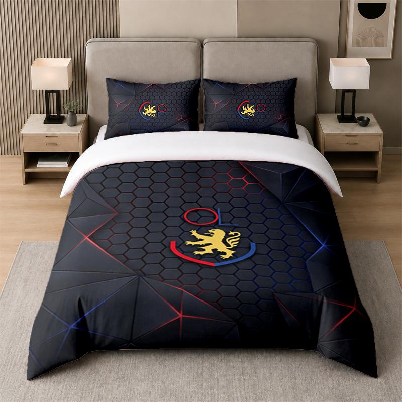 3Pcs Bedding SetLyon FC Soft Bed Sheet and Two Pillowcases Home Bedroom Decor