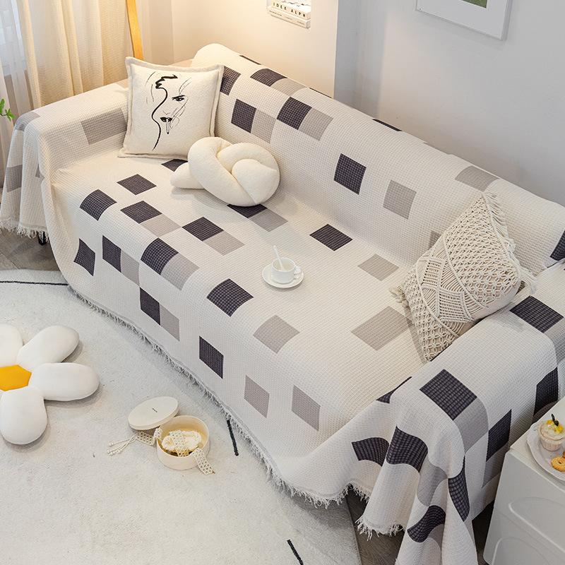 Ткань для чехла на диван, универсальный чехол для дивана с защитой от царапин, ткань для гостиной, простой современный универсальный чехол, одеяло